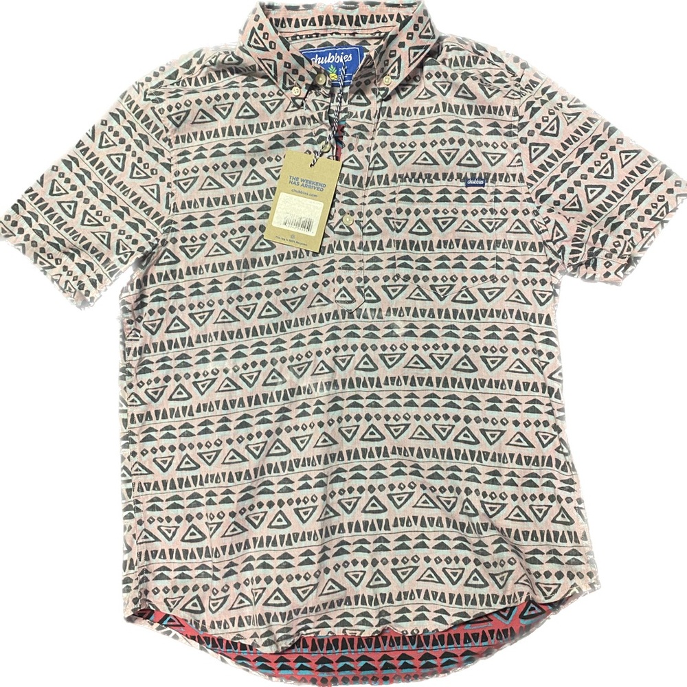 CHUBBIE’S THE BRODY SOFT STRETCH POP-OVER   TOP SIZE SMALL NWT